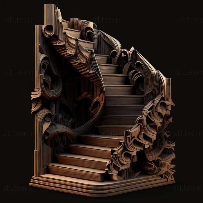 3D модель Лестница игра (STL)